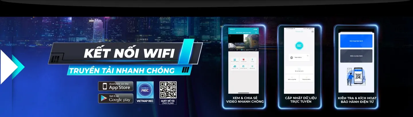 vietmap M1 ket noi wifi