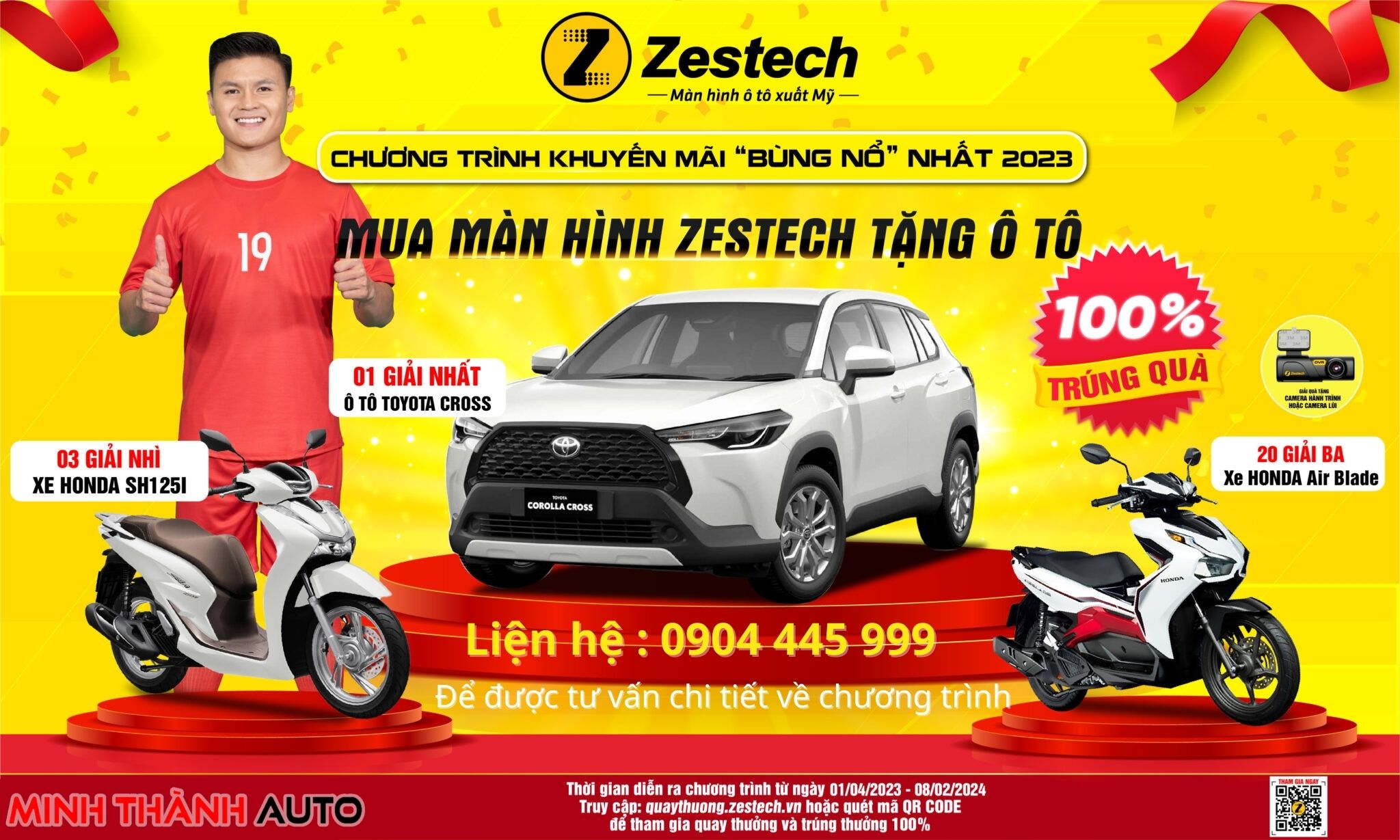 màn hình ô tô Zestech tại Thanh Hóa