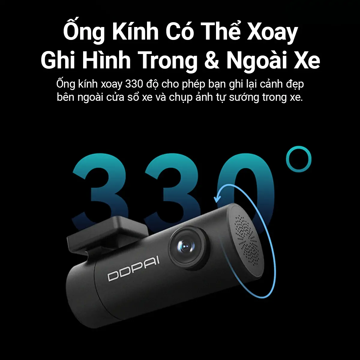 camera hanh trinh mini pro co the xoay duoc ong kinh