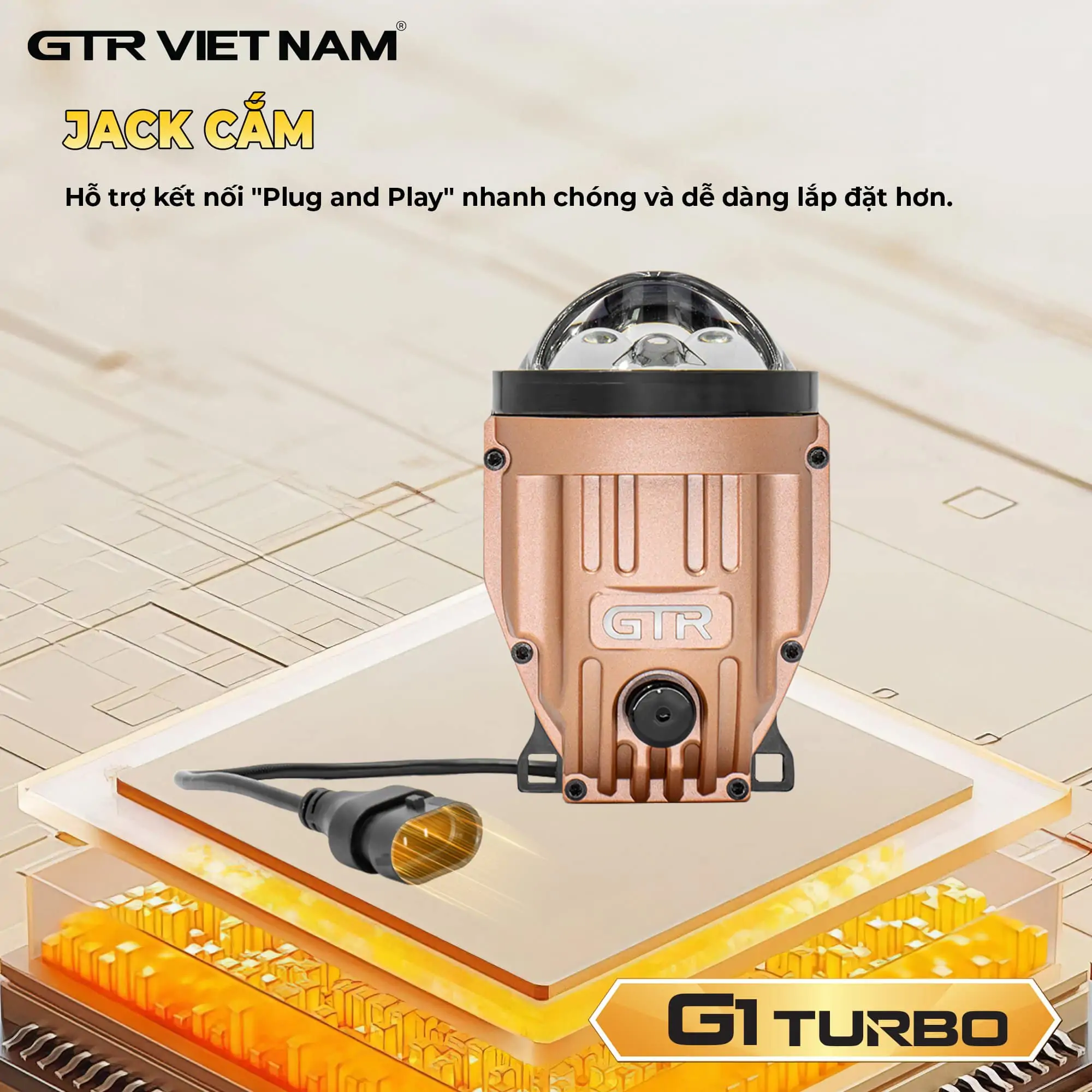 g1 turbo ket noi bang jack cam