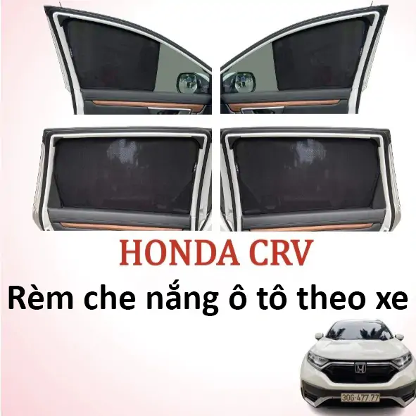 Rèm che nắng ô tô theo xe Honda CRV tại Minh Thành Auto