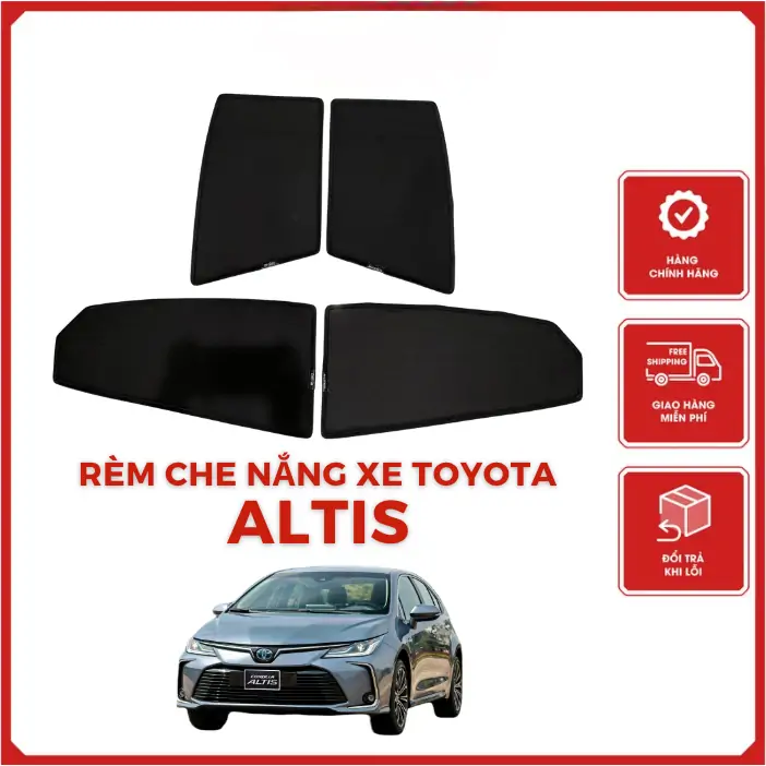 Rèm Che Nắng Xe Toyota Altis Chính Hãng Loại 1 tại Thanh Hóa