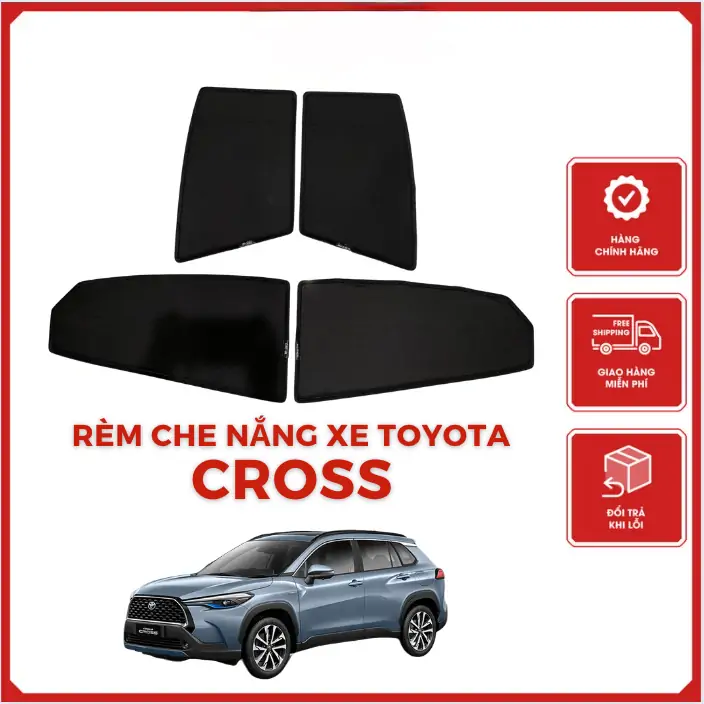 Rèm Che Nắng Xe Toyota Cross Chính Hãng Loại 1