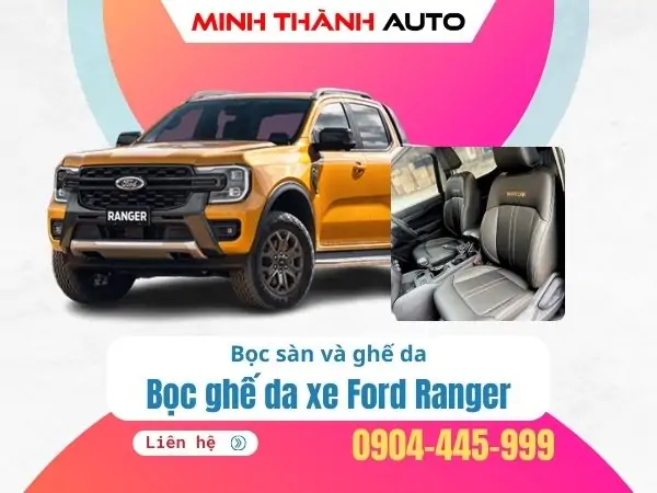 Bọc ghế da ô tô Ford…