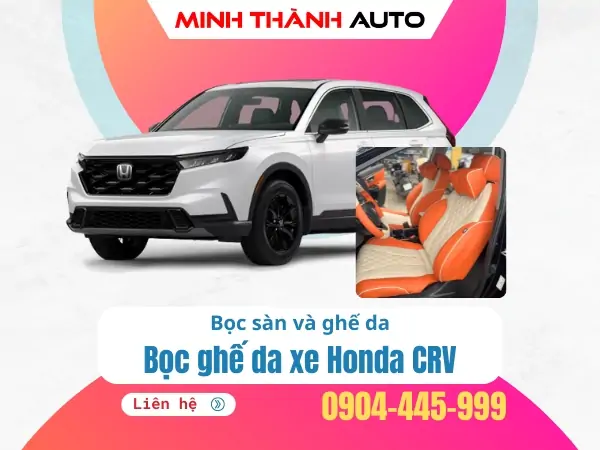 Bọc ghế da xe Honda CRV