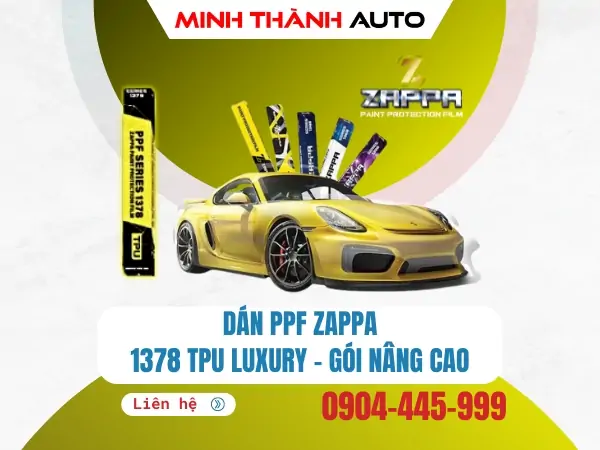 Dán PPF Zappa 1378 TPU Luxury…