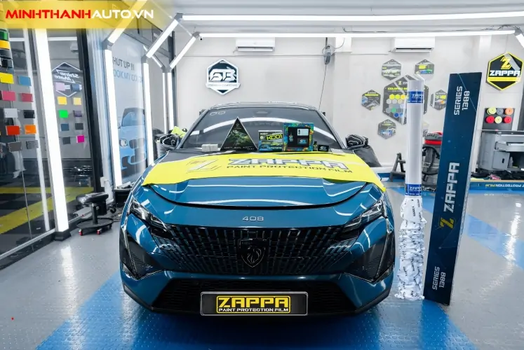 Peugeot 408 dán PPF Zappa tại Minh Thành Auto Thanh Hóa