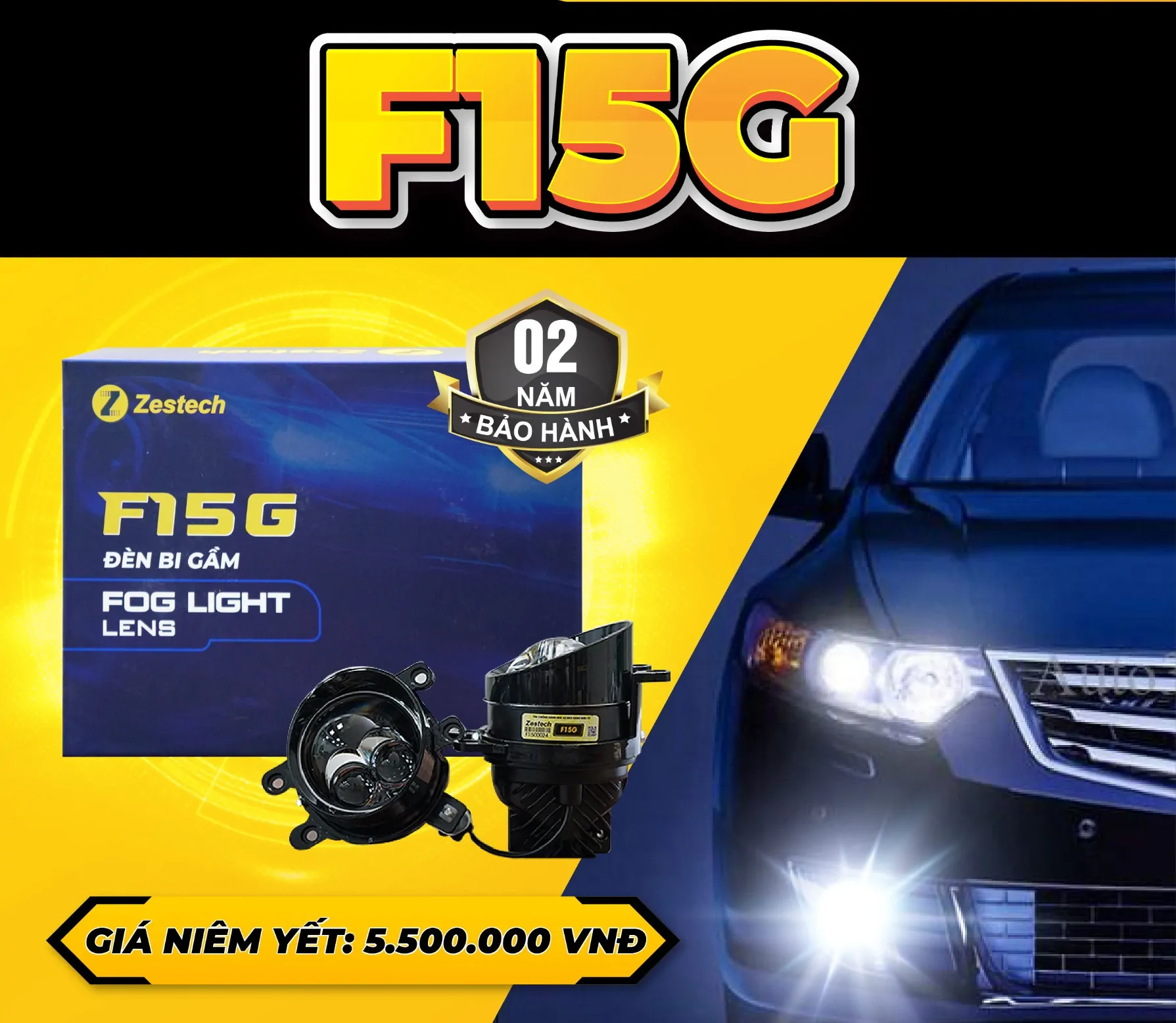 Chế độ bảo hành đèn bi gầm Zestech F15G