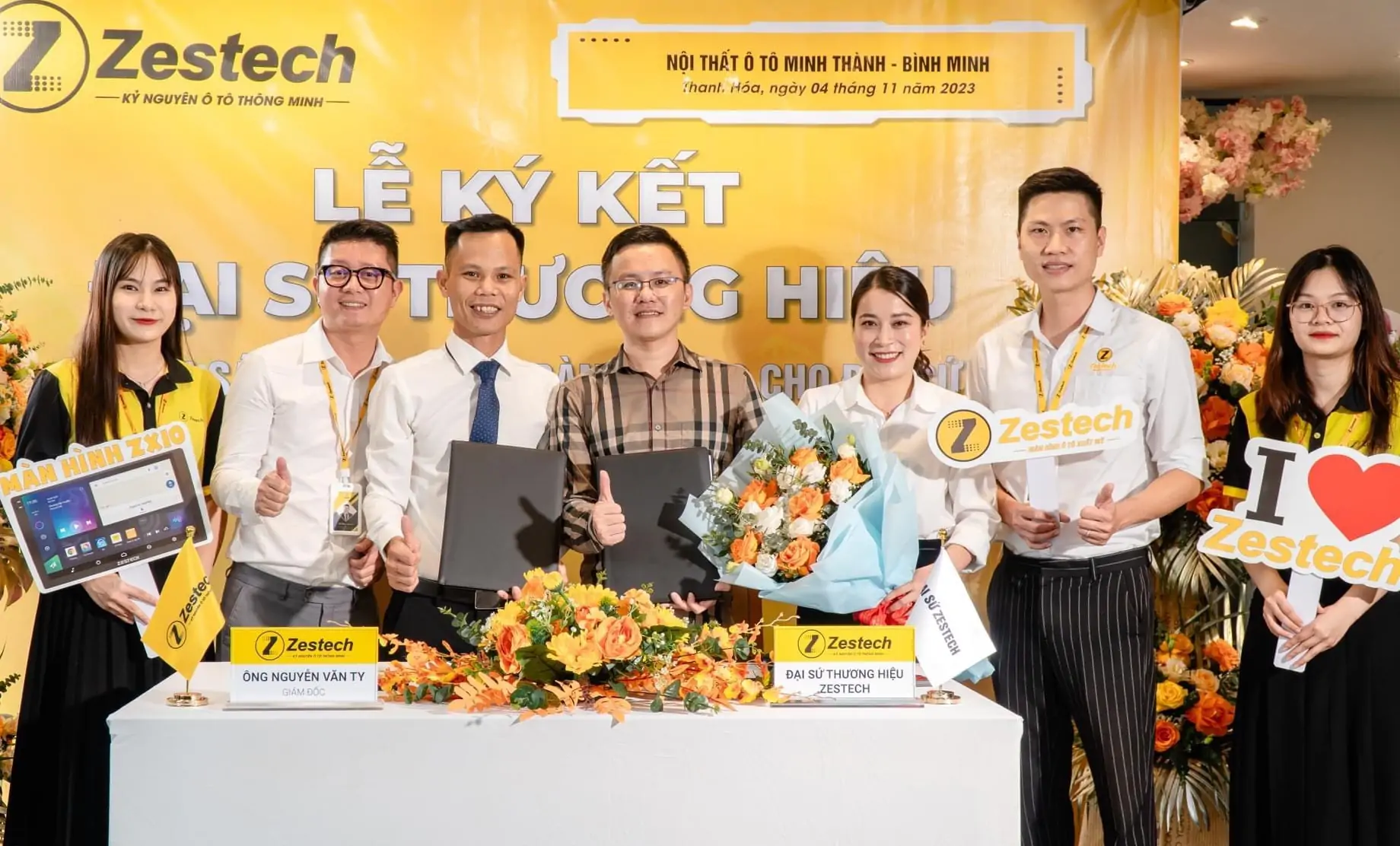 Ký kết hợp tác với zestech