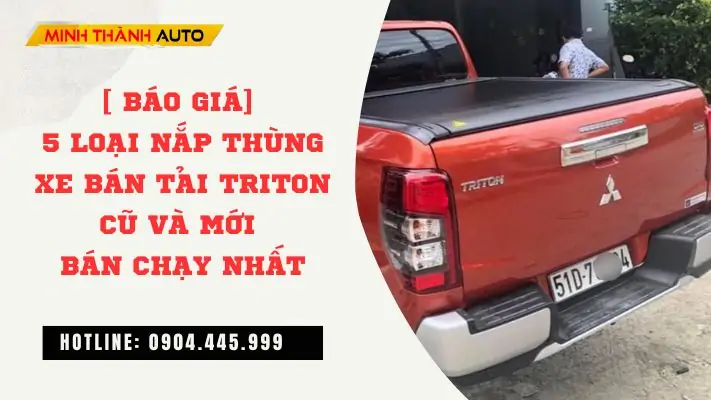 Nắp thùng xe bán tải triton