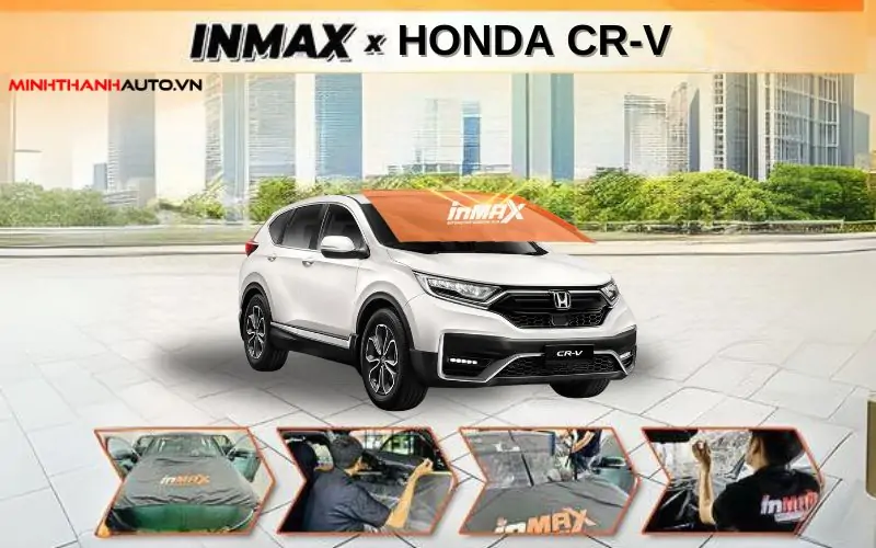 Thi công phim Cách Nhiệt INMAX cho xe Honda CR-V