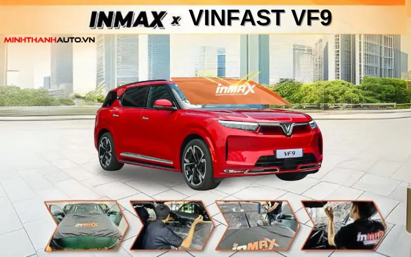 Thi công Phim cách nhiệt InMAX cho xe Vinfast VF9