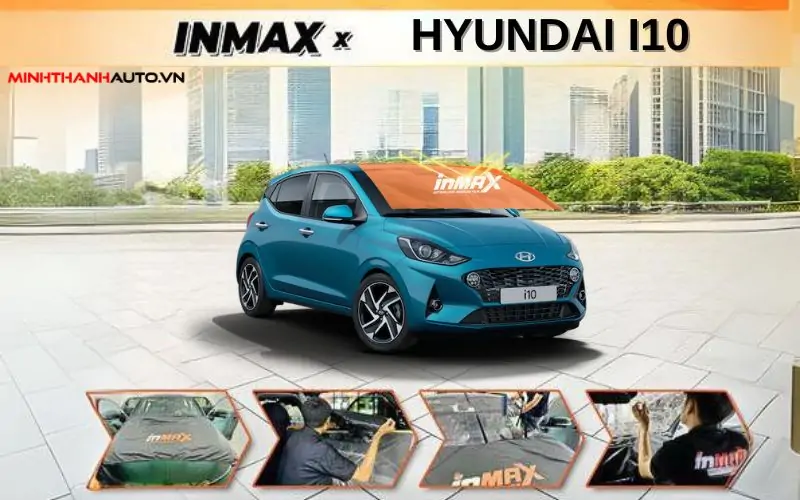 Dán Phim Cách Nhiệt INMAX cho xe Hyundai I10 tại Minh Thành Auto