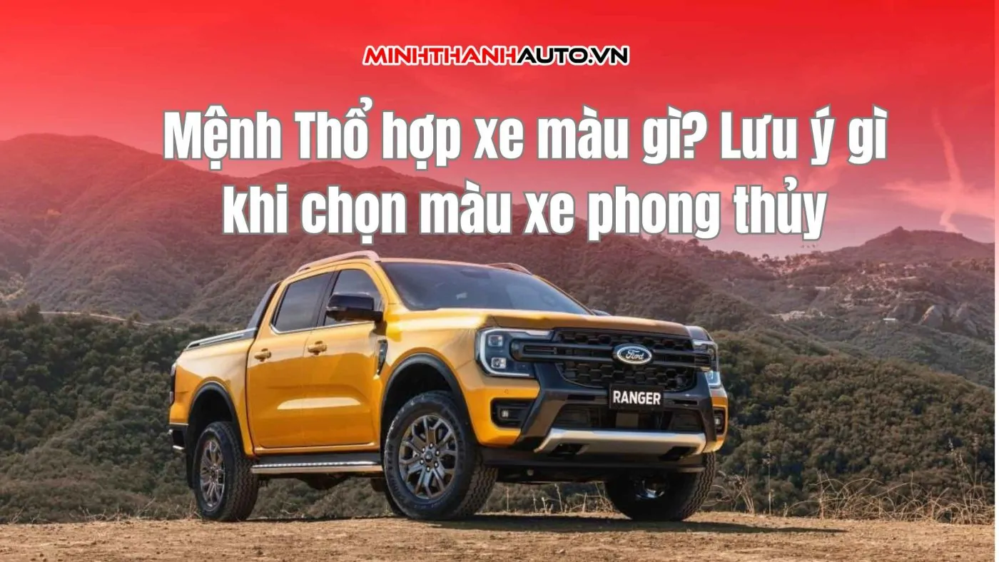 mệnh thổ hợp xe màu gì