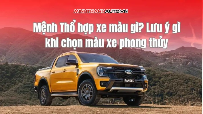 mệnh thổ hợp xe màu gì