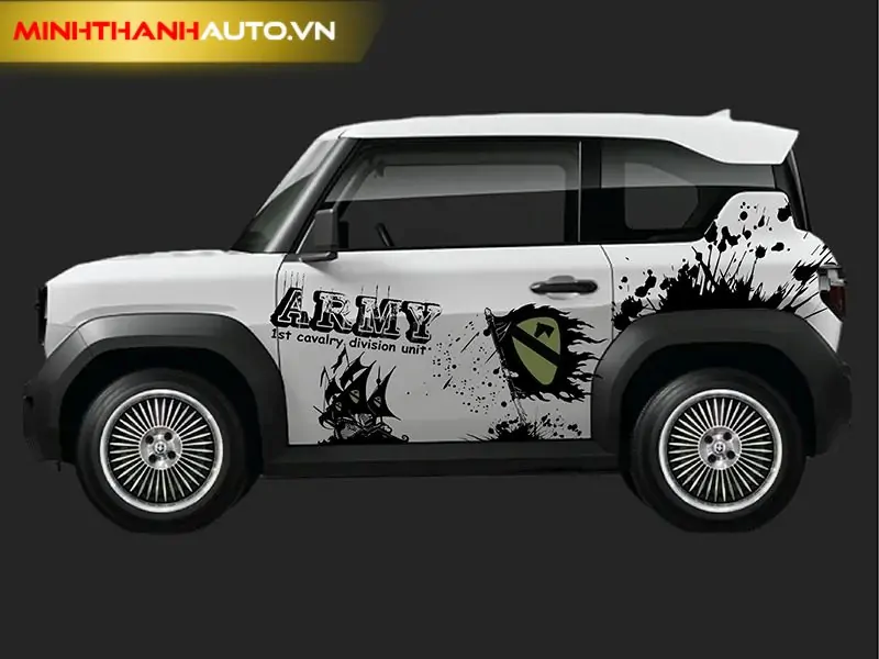 minh thanh auto dan tem decal cho vinfast vf3 ngau