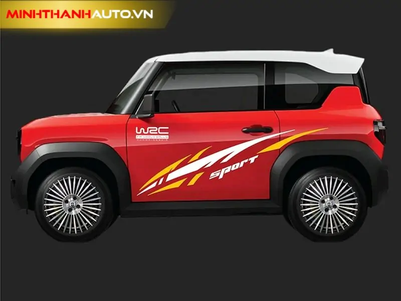 minh thanh auto dan tem decal vinfast vf3 mau do