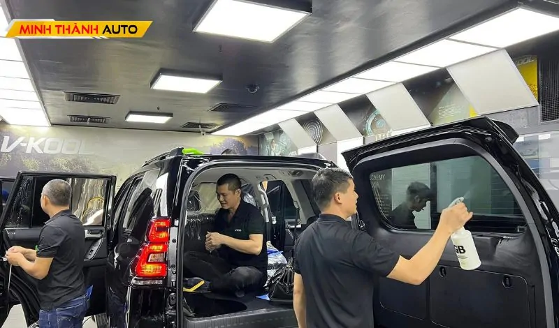 Bảng giá dán phim cách nhiệt xe Toyota Prado