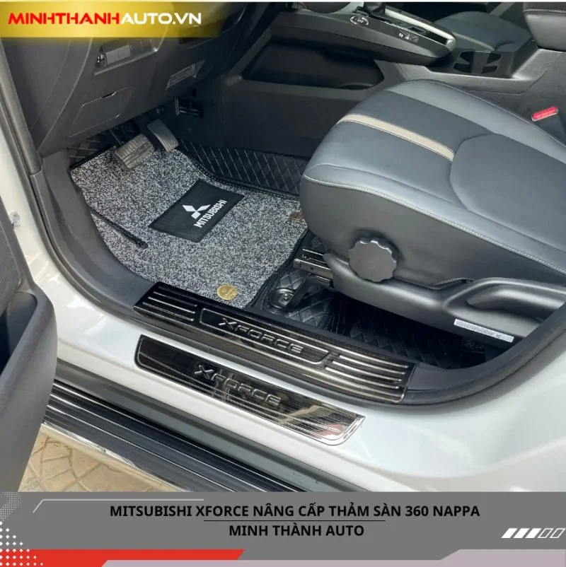 minh thanh auto Mitsubishi Xforce nang cap tham san da 360