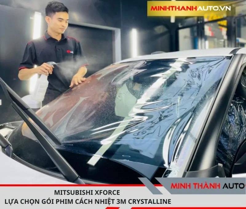 minh thanh auto dan phim 3m chong nong cho xe Mitsubishi Xforce