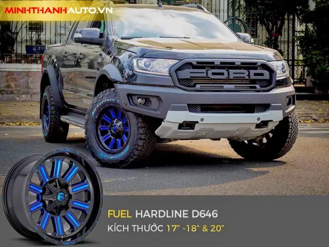 minh thanh auto do choi xe ban tai ford ranger 2024 mam fuel hardline