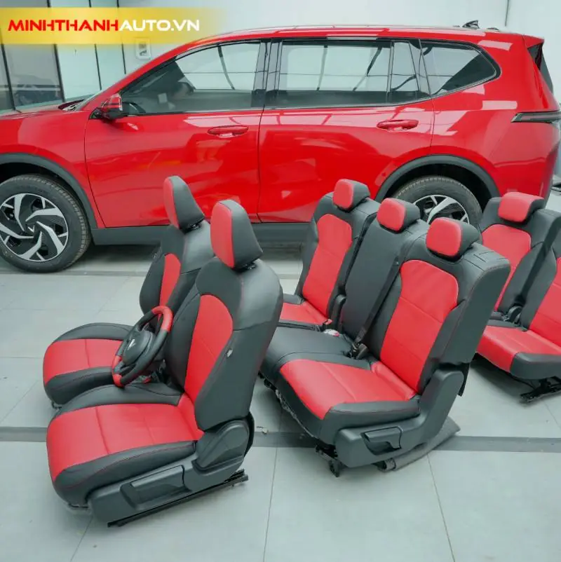 Minh Thanh Auto Boc Ghe Da Hop Phong Thuy Cho Vinfast Limo Green