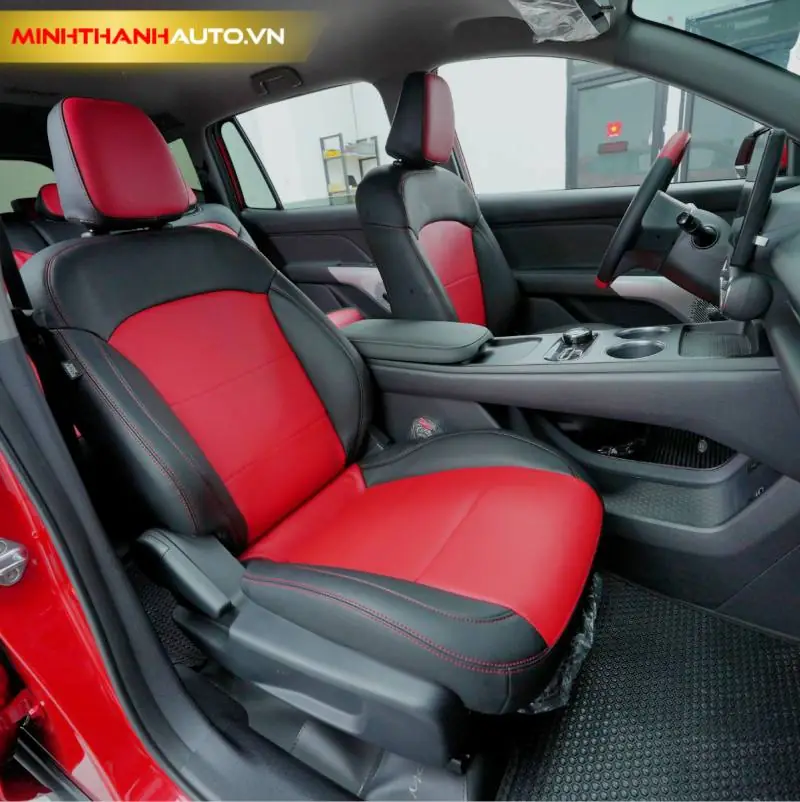 Minh Thanh Auto Boc Ghe Da Mau Do Cho Vinfast Limo Green