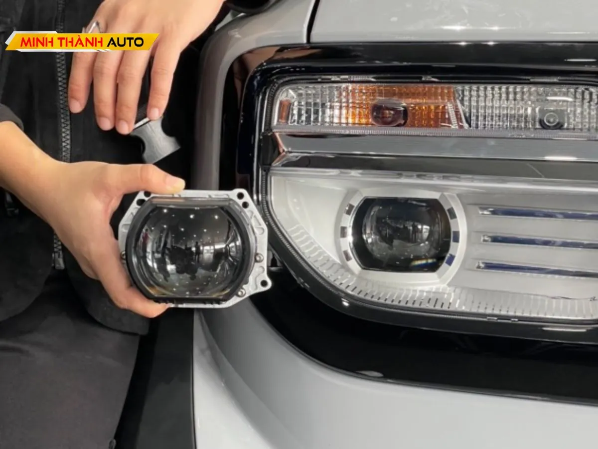 Độ bóng led vf3 không lo bảo hành