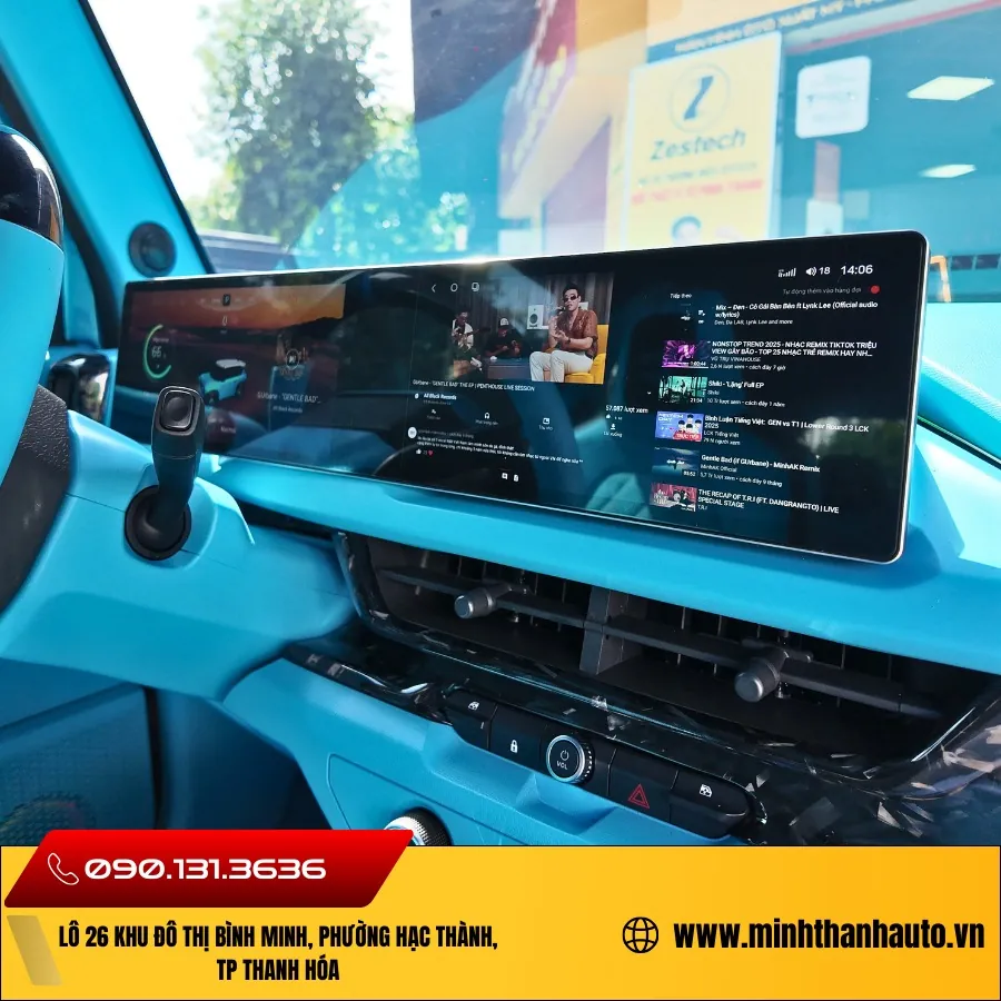 Nghe Nhac Youtube Man Hinh Noi Dai Bravigo Vinfast Vf3