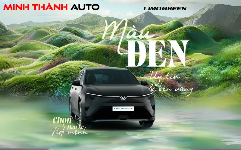 mau den vinfast limo green on dinh ben vung Chọn màu sơn Limo Green cho người mệnh Thủy & Mộc