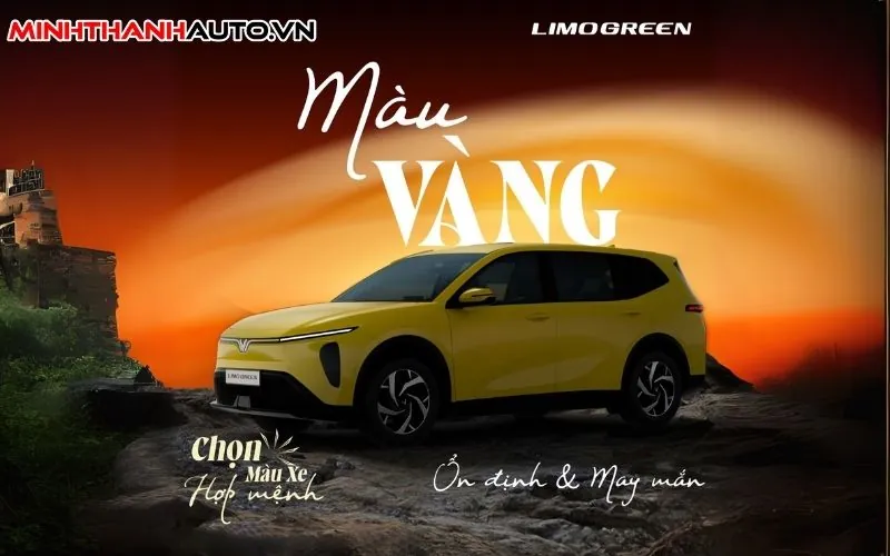 Mau Vang Vinfast Limo Green On Dinh May Man