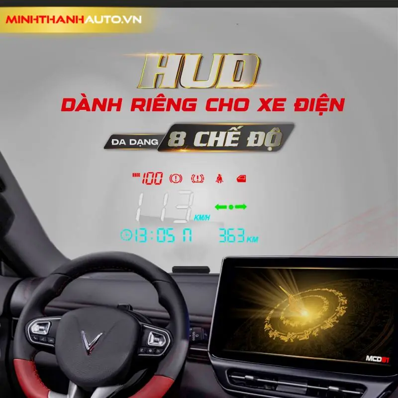Minh Thanh Auto Hud Danh Rieng Cho Xe Dien Vinfast Limo Green