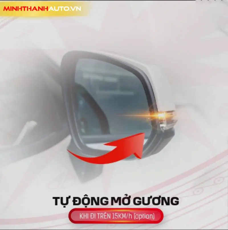 Minh Thanh Auto Tu Dong Mo Guong Vinfast Limo Green