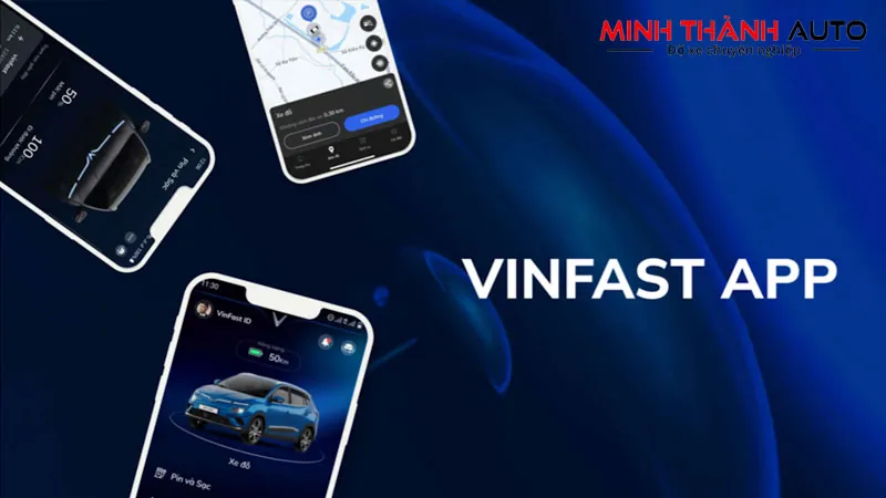 ung dung vinfast ket noi vf5 voi dien thoai minhthanhauto Cập Nhật Phần Mềm Vinfast Limo Green Tại Nhà (OTA)
