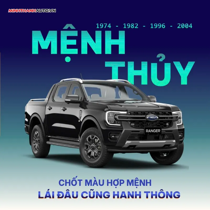 Ranger Màu Đen Mệnh Thuy