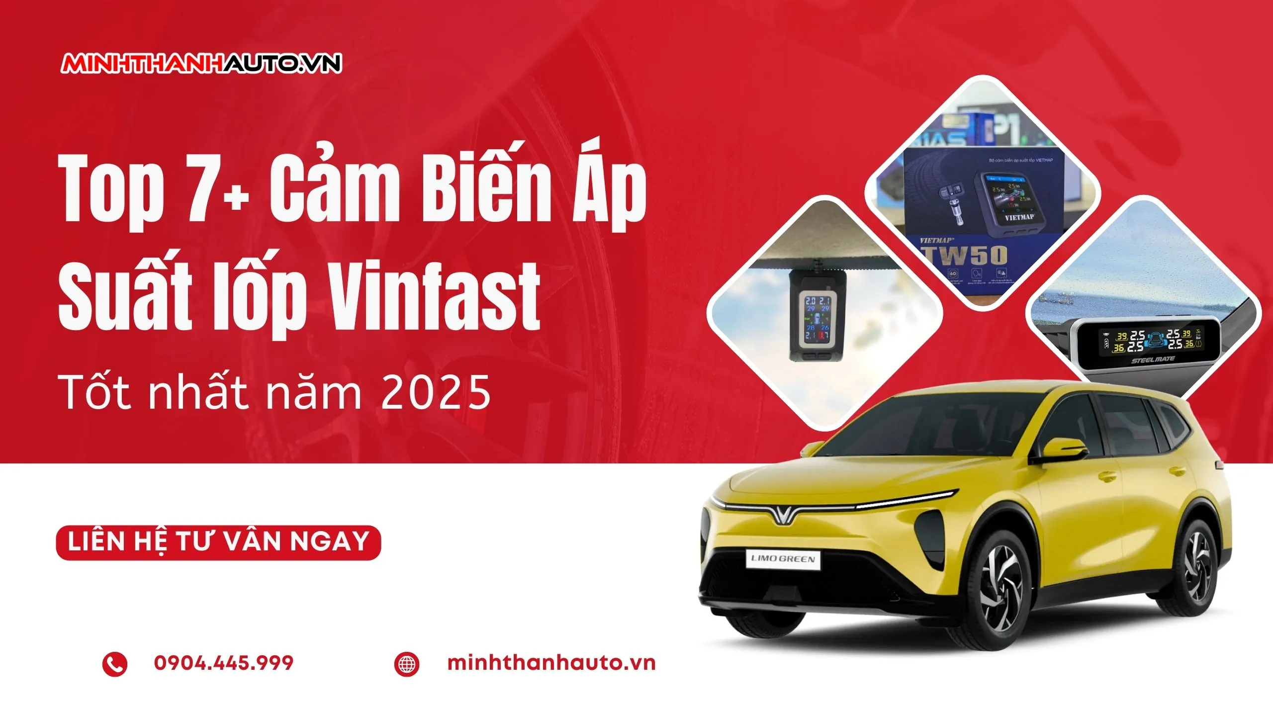 Cảm biến áp suất lốp Vinfast
