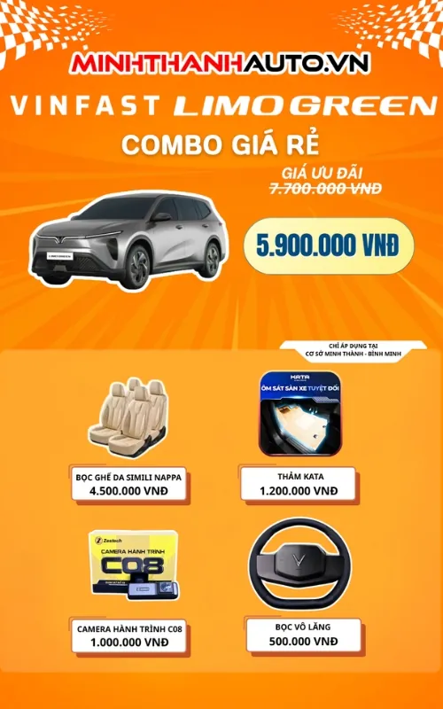 Do Vinfast Limo Green Combo Gia Re