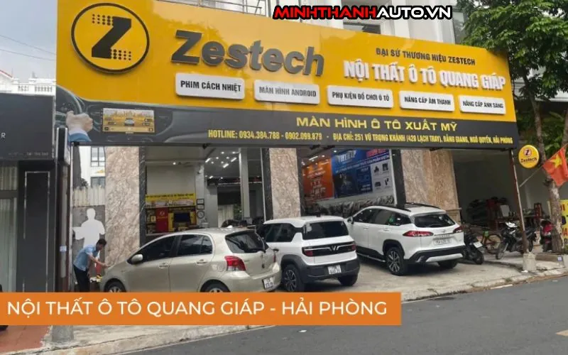 quang giap hai phong minhthanhauto Quang Giáp địa chỉ độ xe Vinfast Limo Green Hải Phòng giá hợp lý