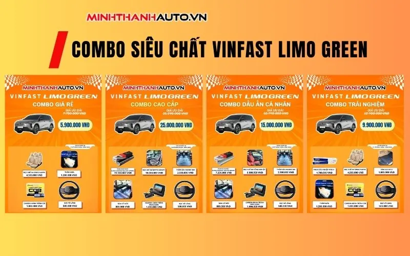 tong hop combo phu kien vinfast limo green Tong Hop Combo Phu Kien Vinfast Limo Green
