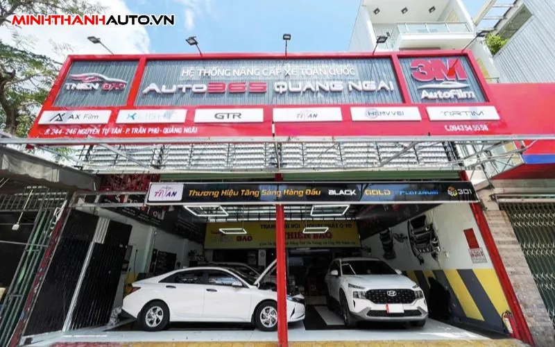 Auto 365 Quang Ngai Auto 365 Quang Ngai dia chi uy tin dan phim cach nhiẹt 3M CR BLK tai Quang Ngai