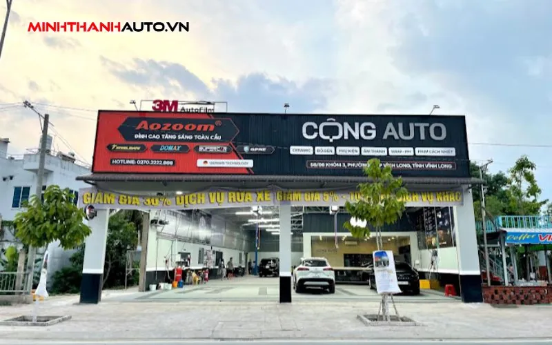 Cong Auto Cong Auto - dai ly uy quyen chinh hang phim cach nhiet 3M CR BLK tai Vinh Long