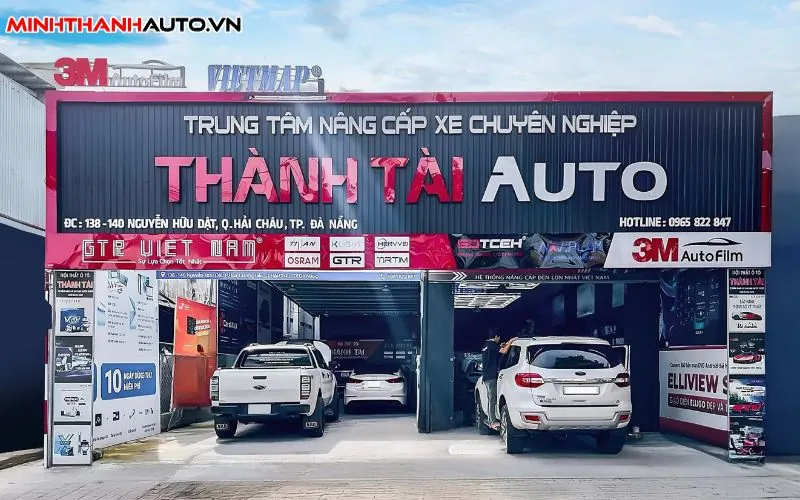 THANH TAI AUTO Thanh Tai Auto - dich vu dan phim cach nhiet o to 3M CR BLK tai da nang chat luong