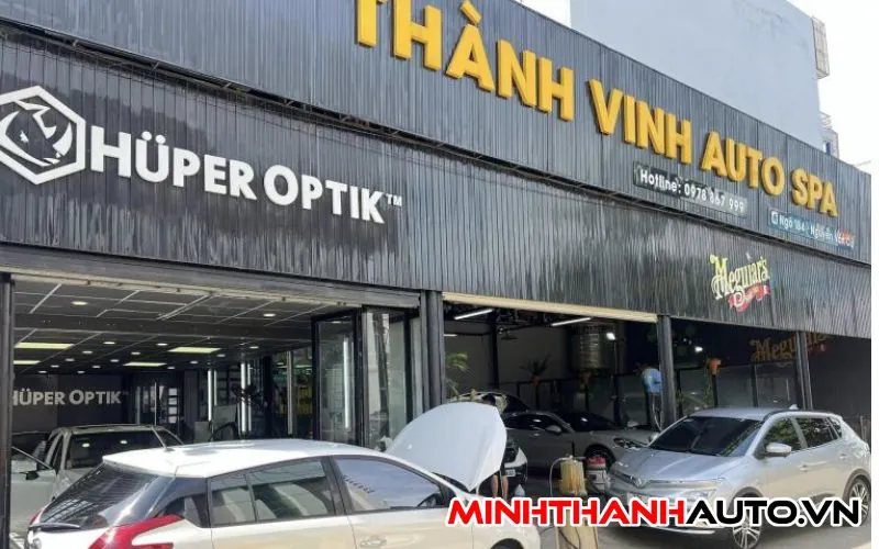 Thanh Vinh auto Thanh Vinh Auto dia chi dan phim cach nhiet 3M CR BLK tai Nghe An sieu uy tin