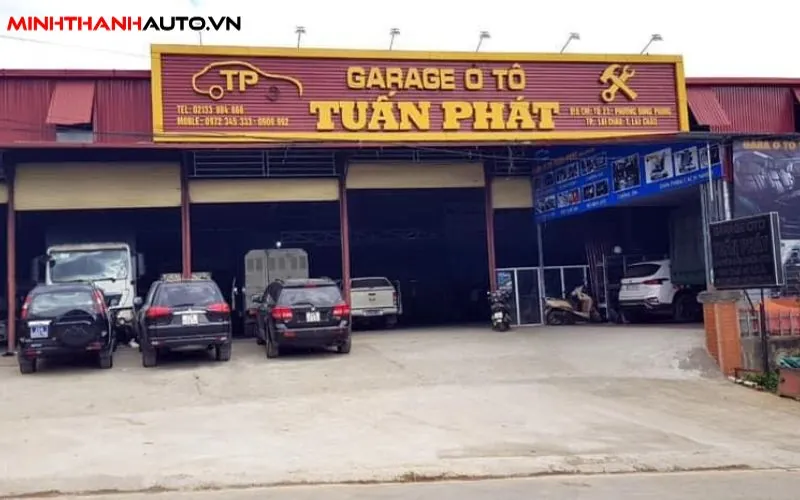 Tuan Phat Garage Tuan Phat - top cua hang dan phim cach nhiet 3M CR BLK tai Lai Chau