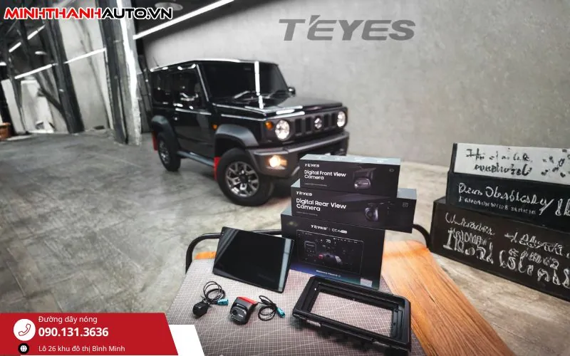 jimny nang cap man hinh andord cho o to teyes cc4 pro Suzuki Jimmy nâng cấp Màn Hình Android Cho Ô Tô Teyes CC4 Pro tại Minh Thành Auto