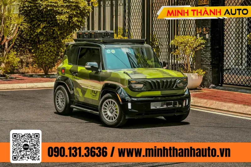 Minh Thanh Auto Do Vf3 Xanh Dep Kieu Quan Doi