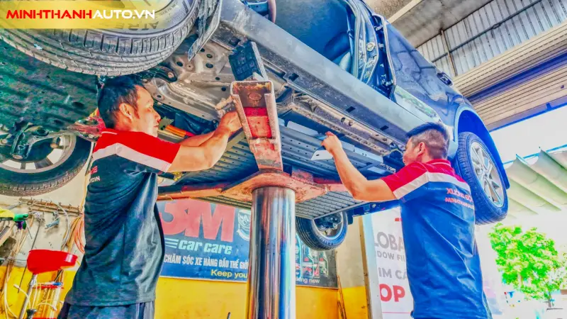 Minh Thanh Auto Thi Cong Tam Op Pin Vinfast Vf5