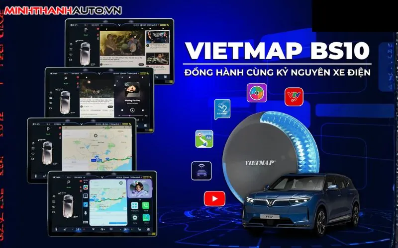 Cách Cài Vietmap Live Miễn Phí phải kể đến lắp Vietmap BS10 lite tặng 3 năm