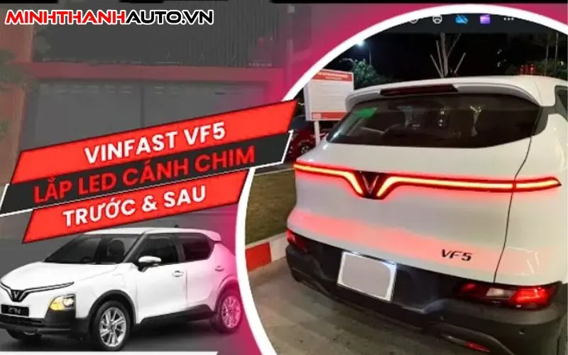 Vinfast Vf5 Lap Canh Chim Truoc Sau Tai Minh Thanh Auto