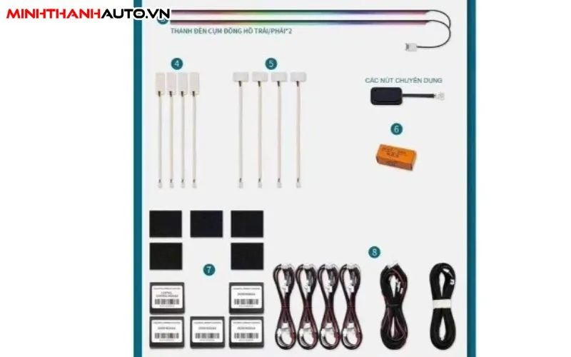 bo den led noi that lap zin cho vinfast vf8 Bo Den Led Noi That Lap Zin Cho Vinfast Vf8